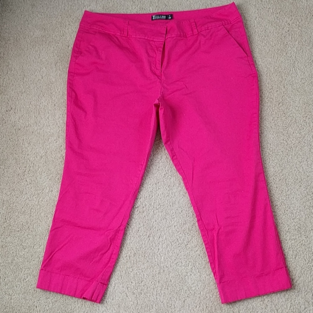 Hot Pink Cropped Pants